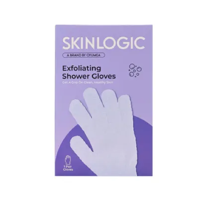 Skinlogic Exfoliating Shower Gloves 1 Pair - Purple (China)
