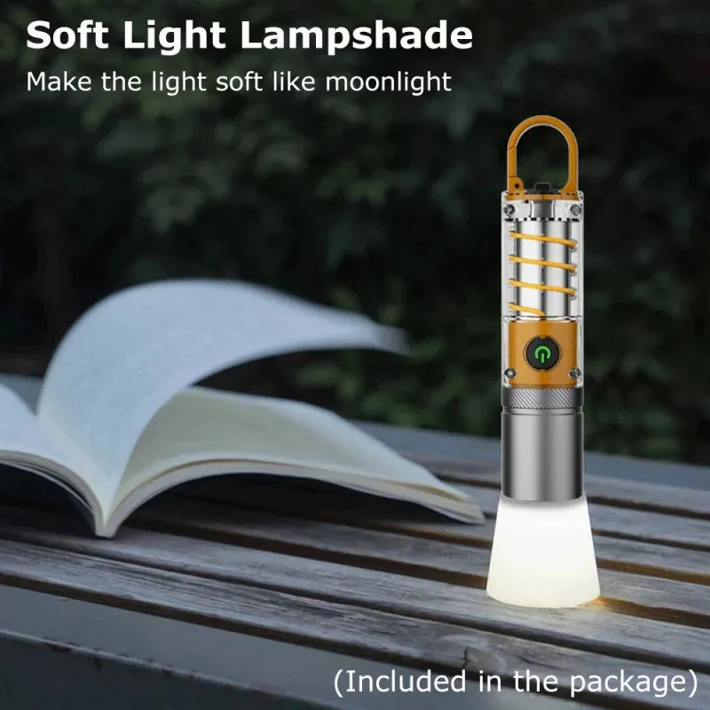 X-10 Rechargeable Camping Flashlight Type-C 1800mAh