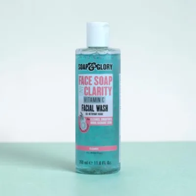 Soap & Glory Vitamin C Face Soap And Clarity Facial Wash 350ml (UK)
