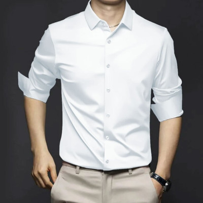 Men's Lightweight Formal Shirt, Wrinkle-Free, Sizes M to XL