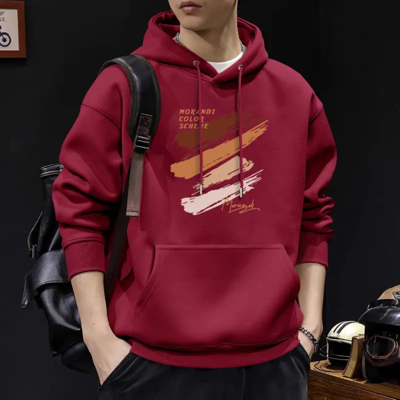 Men's Cotton Winter Hoodie, 320 GSM, Full Sleeve, 4 Colours