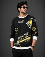 Men's Full Sleeve Polyester T-Shirt in Thin Jersey, 160 GSM