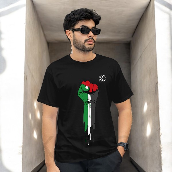 Islamic T-shirt – Palestine – Modest Men’s Crew Neck Half Sleeve tshirt