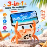 3-in-1 Cute Crab Phone Holder & Wireless Bluetooth Speaker (VO-F8)