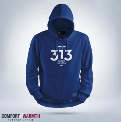 313 Bodri Sahaba Islamic Hoodie (Royal Blue)