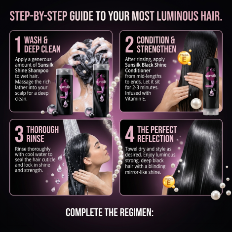 Sunsilk Black Shine Shampoo 300ml (Thailand)