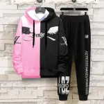 Hoodie and Trouser Set for Men and Women, Cotton Hoodie, 250 GSM