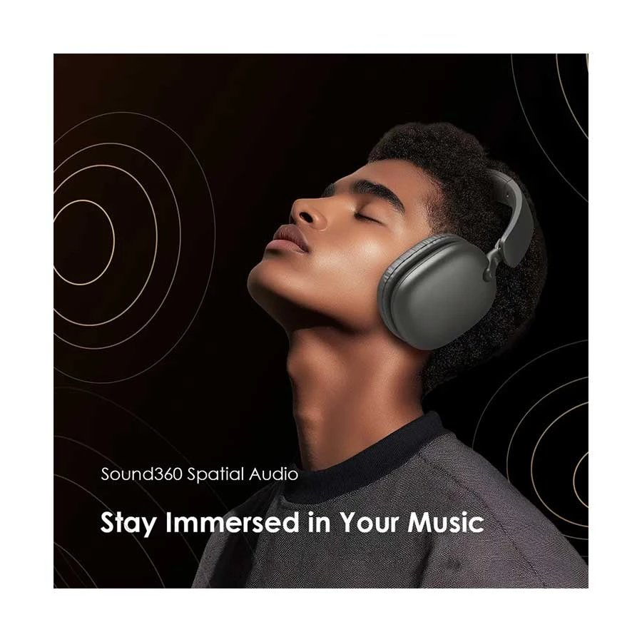 Oraimo BoomPop Lite Bluetooth Over-Ear Headphone Black