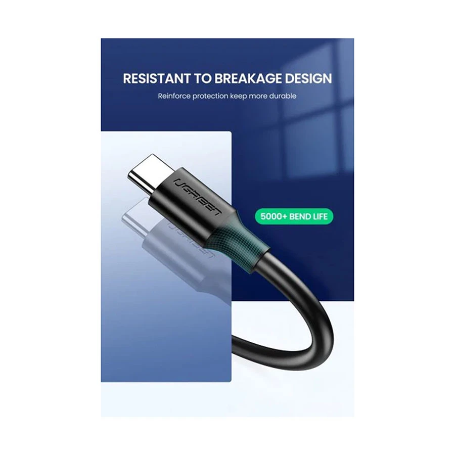 UGREEN US184 (20883) USB to Type-C 5Gbps Data Cable 1.5 Meter Black