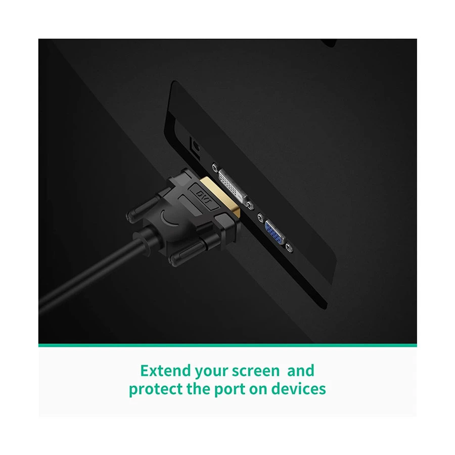 UGREEN 20118 DVI Male to HDMI Female Black Converter
