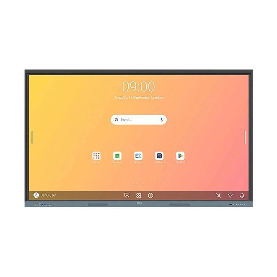BenQ RE8604 86 Inch 4K Education Interactive Panel with Camera, 128GB