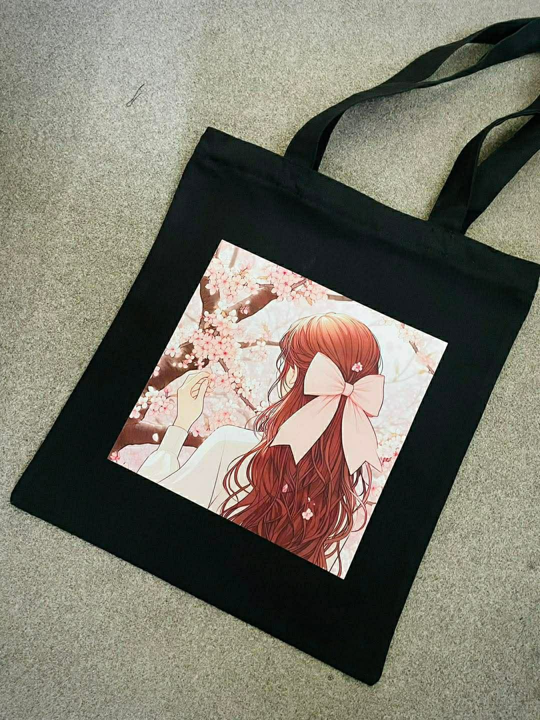 Printed Canvas Tote Bag for College and Shopping, 6 Colours