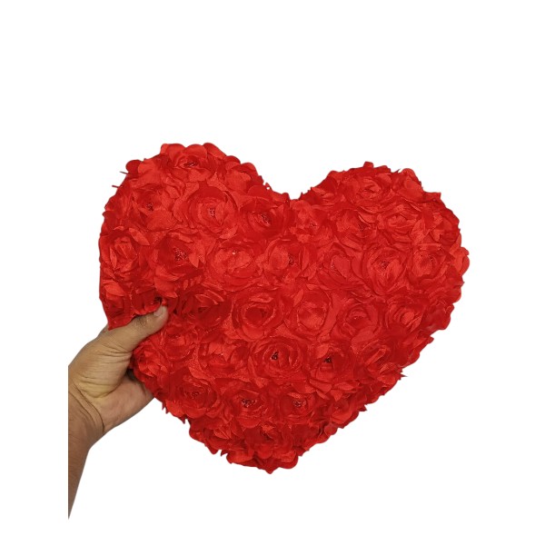 Heart Shape Red Love Pillow | Send Soft Toys as Gifts