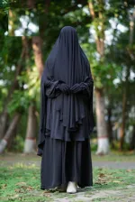 Muslima Borka Set with Hijab and Nikab, Sizes 50 to 56