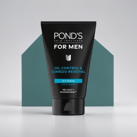 Pond's For Men Oil Control & Comedo Removal Icy Scrub 100g