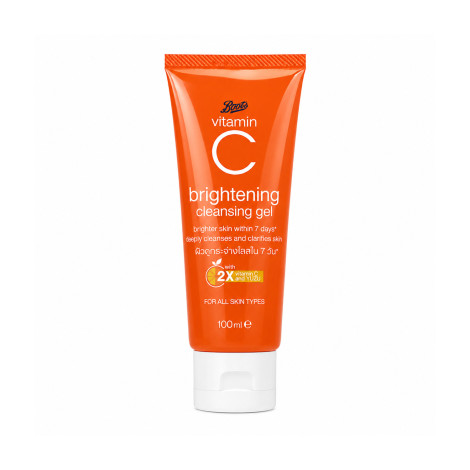 Boots Vitamin C Brightening Cleansing Gel 100ml (Thailand)