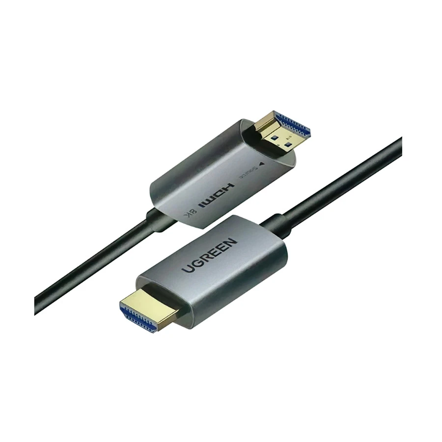 UGREEN HD183 55509 HDMI 2.1 Fiber Optic Cable, 40 Meter, Gray