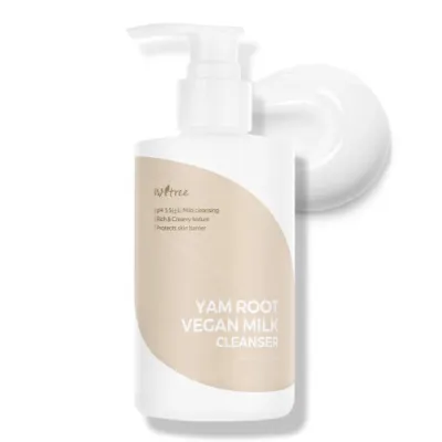 Isntree Yam Root Vegan Milk Cleanser 220ml (Korea)