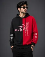 Men's Pure Cotton Hoodie for Winter, 280-300 GSM, 6 Colours
