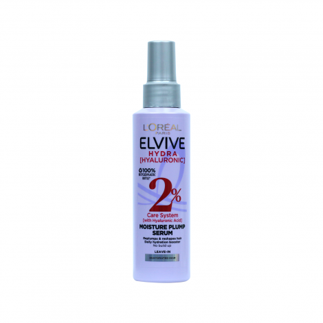 Loreal Elvive Hydra Hyaluronic Moisture Plump Hair Serum 150ml (France)