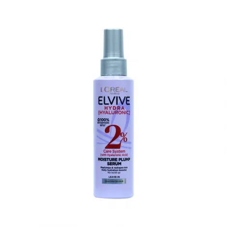 Loreal Elvive Hydra Hyaluronic Moisture Plump Hair Serum 150ml (France)
