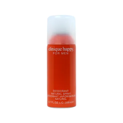 Clinique Happy Deodorant Natural Spray For Men 200ml (UK)