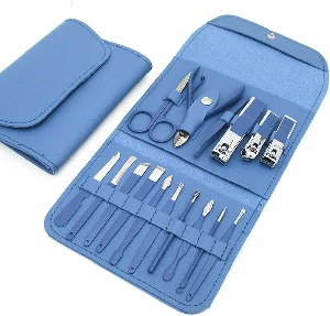 16Pcs Manicure Set Stainless Steel Nail Clippers Kit And Pedicure