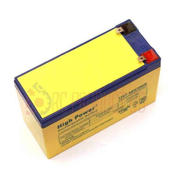 High Power Rechargeable Battery Sealed Lead-Acid Battery 12v.7.5Ah