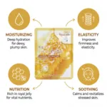 3W Clinic Fresh Royal Jelly Mask Sheet 23g (Korea)