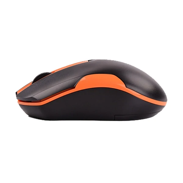 A4TECH G3-200/200N Black & Orange Wireless Mouse