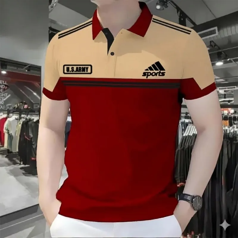 Men's Cotton Polo Shirt, 200 GSM Half Sleeve, 3 Colours, M to XL