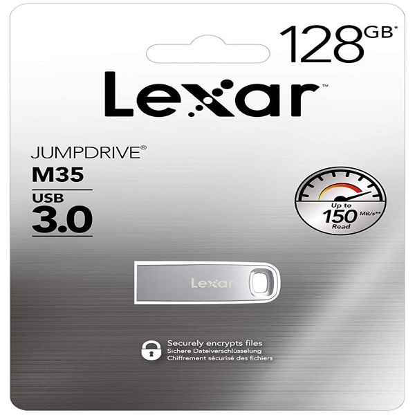 Lexar JumpDrive M35 – 128GB (Silver Color)