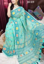 Screen Printed Half Silk Saree for Women, 12 Haath, 6 Colours