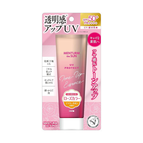 Omi Brotherhood Menturm The Sun Tone Up UV Essence Rose SPF50+ PA++++ 80g (Thailand)