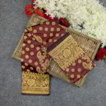 Premium Silk Katan Saree (Blue, Light Pink, Maroon, Black, Lavender)