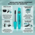 Technic Mega Lash Water Resistant Mascara Black - 12ml (China)