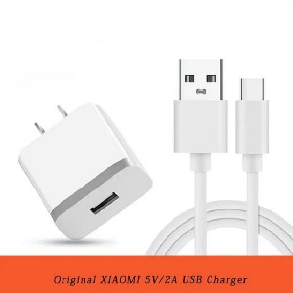 Xiaomi 5V 2A USB Charger with Micro USB Cable – White