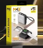 MKB PK71 10000mAh 22.5W Fast Charging Power Bank with Magnetic Wireless Charging & Built-in Cables