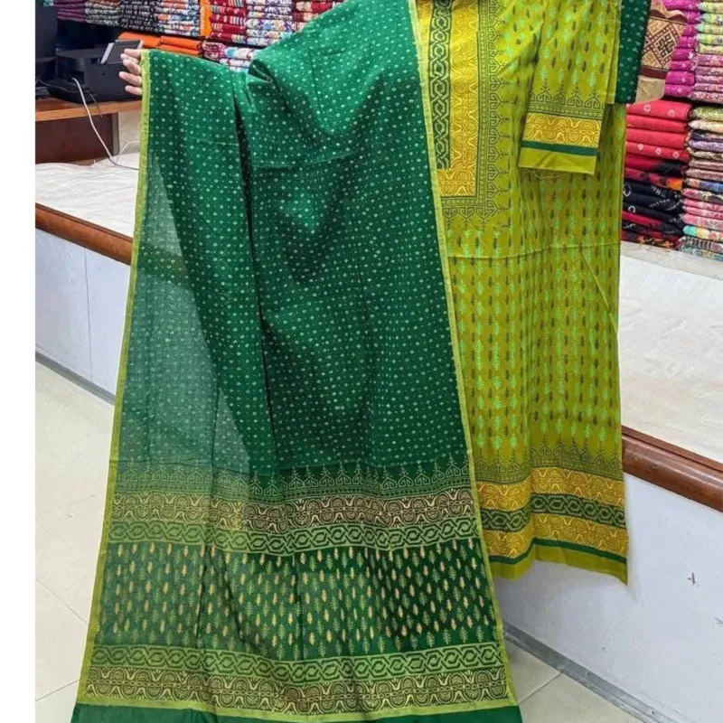 New Exclushive Collection High Qualitiey Cotton Printed Three Piece