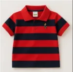 Kids' Pure Cotton Polo Shirt, 6 Colours, 1 to 10 Years