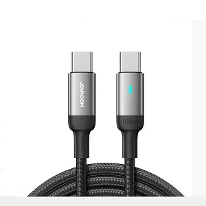 Joyroom S-CC100A10 100W Nylon Type-C To Type-C Cable 1M