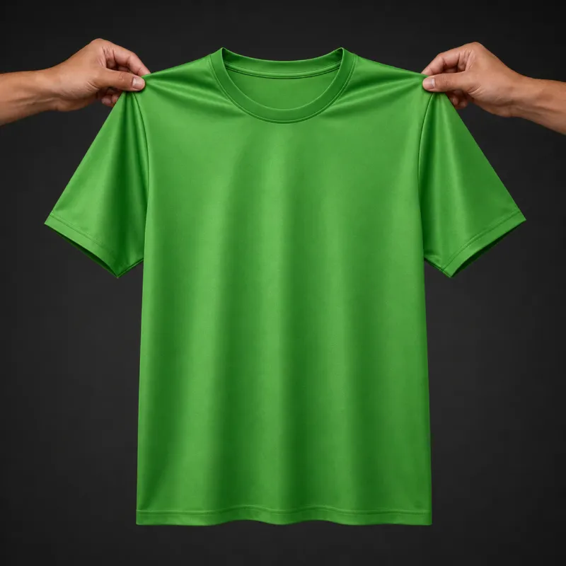 Premium Green Jersey T-Shirt – Lightweight & Breathable