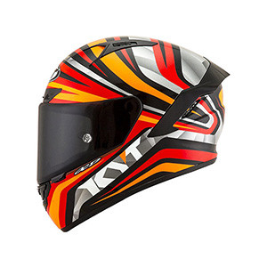 KYT NX Race V2 Mood Red Fluo Helmet