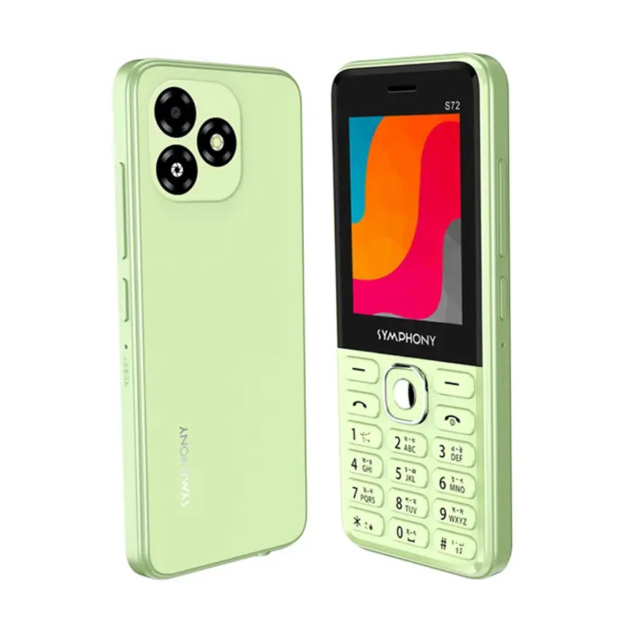 Symphony S72 Straw Green Dual SIM Feature Phone