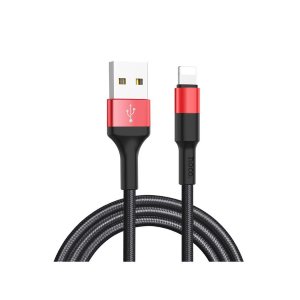 Hoco X26 Xpress Type-C Charging Data Cable - Red & Black