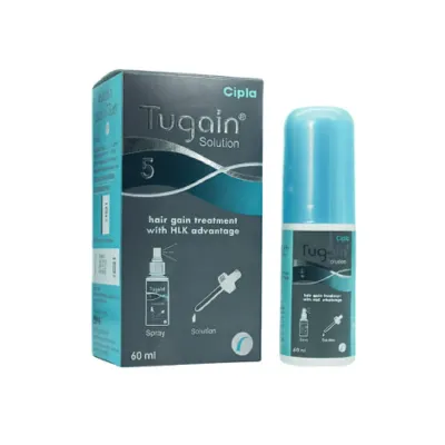 Tugain solution 5 Hair Gain Treatment 60ml (India)