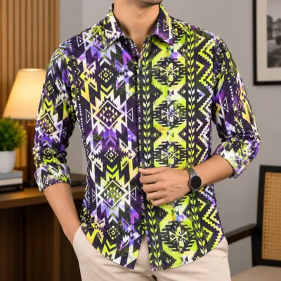 China Dubi Cotton Men's Shirt