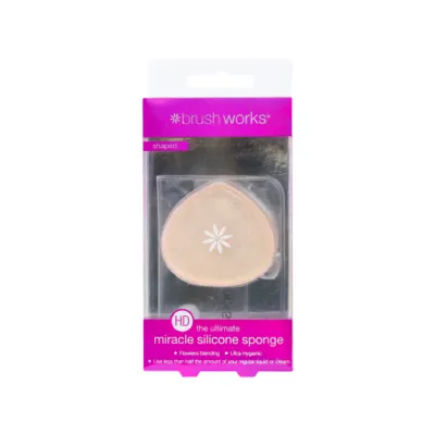 Brushworks HD Miracle Silicone Shaped Sponge (USA)