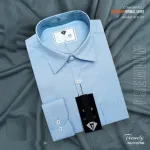 Men's Pure Cotton Full Sleeve Formal Shirt, Geometric Pattern
