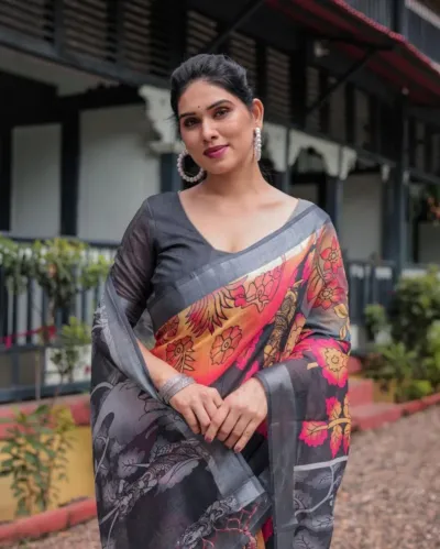 Chanduri Silk Tassel Saree for Everyday and Occasion Wear